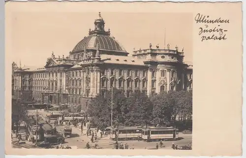 (50225) Foto AK München, Justizpalast, vor 1945