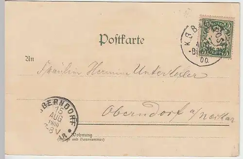 (37270) AK München, Hoftheater, 1900