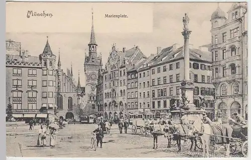 (34884) AK München, Marienplatz, vor 1905