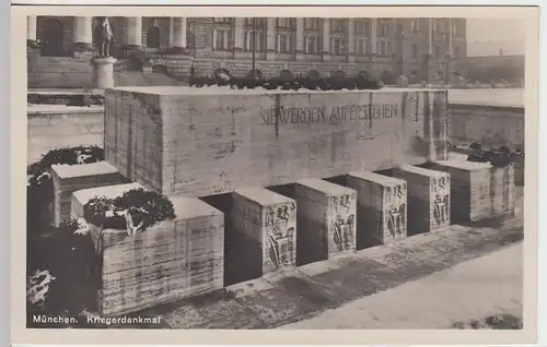 (32609) Foto AK München, Kriegerdenkmal, vor 1945