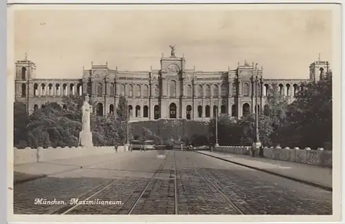 (30017) Foto AK München, Maximilianeum, vor 1945