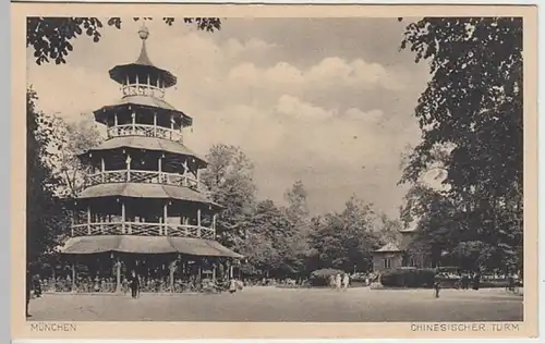 (29945) AK München, Chinesischer Tempel 1928