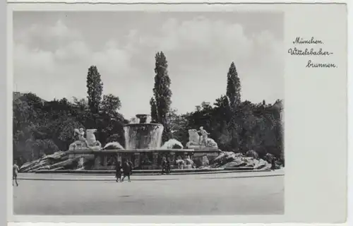 (2945) AK München, Wittelsbacherbrunnen, vor 1945