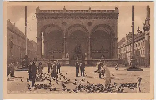 (19583) AK München, Feldherrnhalle 1931