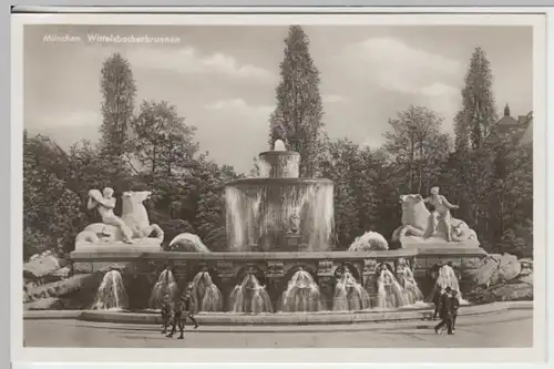 (18489) Foto AK München, Wittelsbacherbrunnen, vor 1945