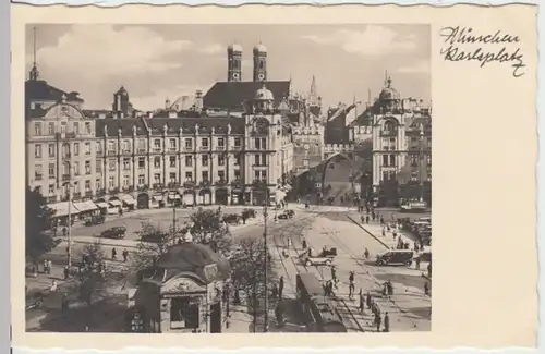 (18148) Foto AK München, Karlsplatz, Frauenkirche 1938