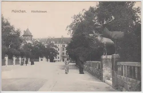 (115818) AK München, Höchlstraße um 1910