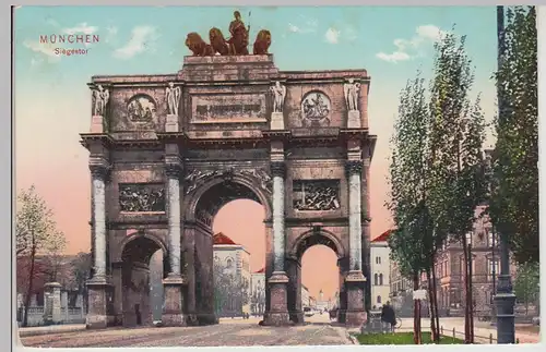 (115762) AK München, Siegestor 1910er