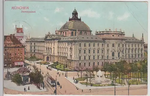 (115757) AK München, Justizpalast 1910