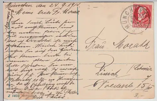 (115750) AK München, Karlstorrondell 1914