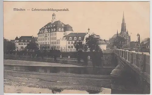 (112976) AK München, Lehrerinnenbildungsanstalt um 1910