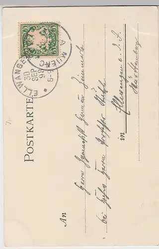 (112040) Künstler AK Kley, Gruß aus München, Frauenkirche 1898