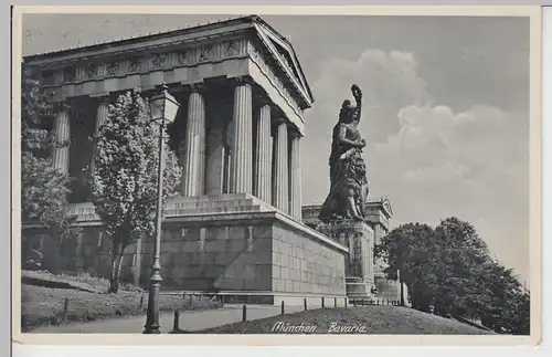 (110097) AK München, Bavaria, Ruhmeshalle 1937