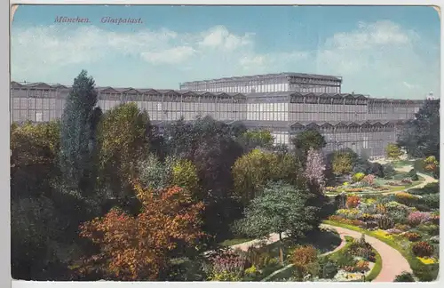 (110065) AK München, Glaspalast, vor 1945