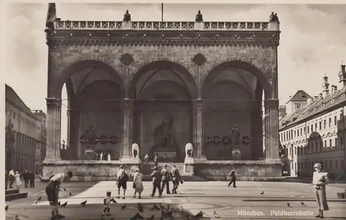 (108104) Foto AK München, Feldherrnhalle, vor 1945