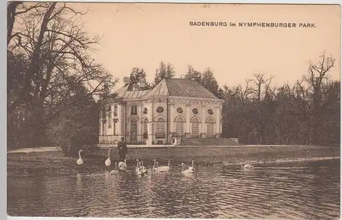 (106298) AK München, Badenburg im Schlosspark Nymphenburg, um 1920