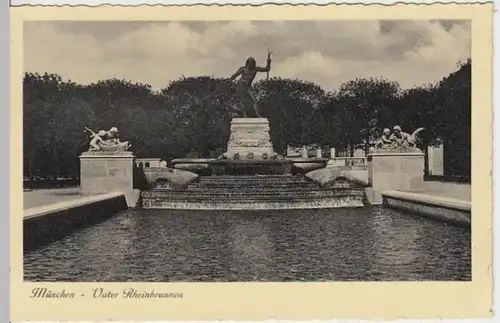 (10539) AK München, Vater Rheinbrunnen 1938