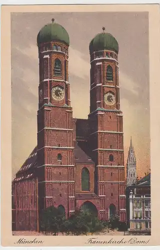 (103860) AK München, Frauenkirche, vor 1945