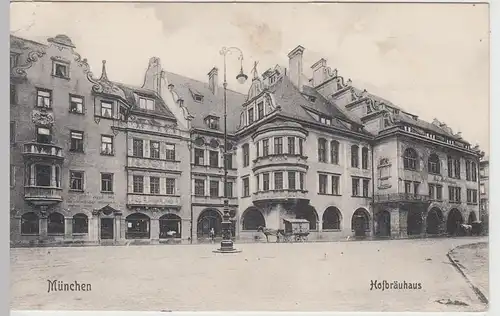 (103262) AK München, Kgl. Hofbräuhaus 1906