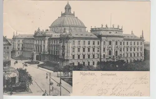 (103258) AK München, Justizpalast 1904