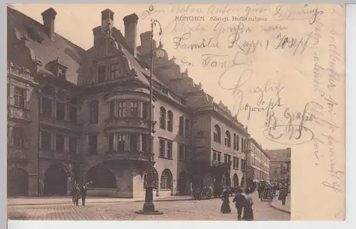 (103257) AK München, Kgl. Hofbräuhaus 1908