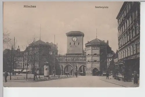 (101570) AK München, Isartorplatz, 1911