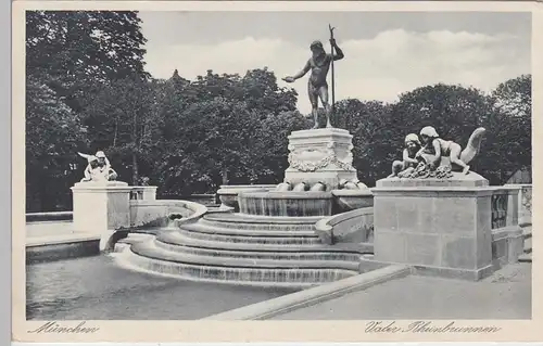 (101565) AK München, Vater Rhein-Brunnen, vor 1945