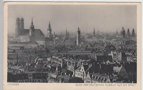 (101310) AK München, Blick vom Deutschen Museum, aus Leporello 1934