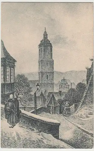 (81111) Künstler AK Meißen, Frauenkirche, vor 1945