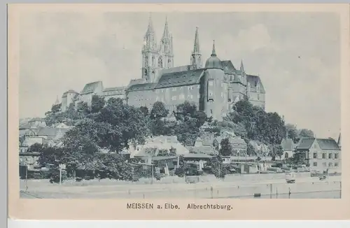 (73479) AK Meißen, Elbe, Dom, Albrechtsburg, vor 1945