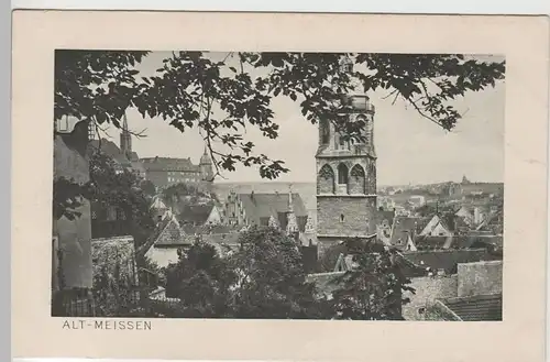 (67245) AK Alt-Meißen, Frauenkirche, Blick von d. Landwirtschaftl. Schule