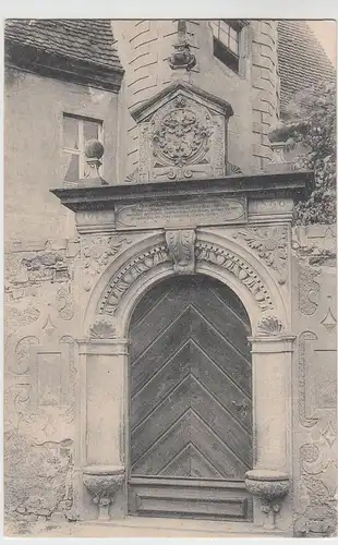 (60081) AK Meißen, Portal am Jahna'schen Freihof 1908