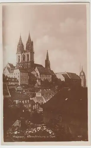 (52631) Foto AK Meißen, Albrechtsburg, Dom, vor 1945