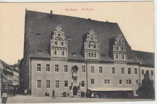 (34652) AK Meißen, Rathaus, vor 1945