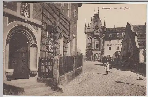 (34632) AK Meißen, Burgtor, vor 1945
