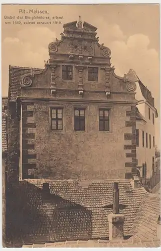 (17254) AK Meißen, Burglehntor, um 1910