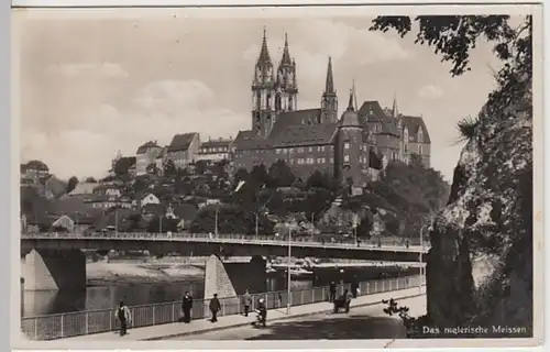 (21114) Foto AK Meißen, Dom, Albrechtsburg, vor 1945