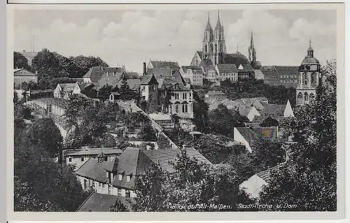 (14938) AK Meißen, Stadtkirche, Dom