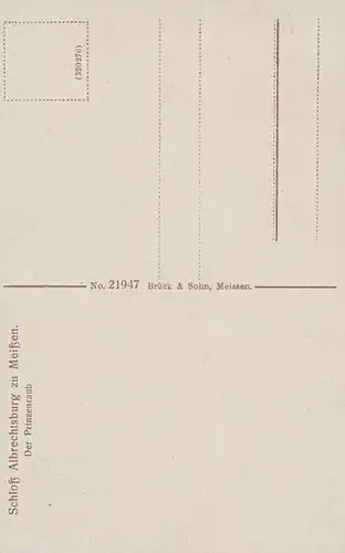 (108155) AK Meißen, Albrechtsburg, Wandgemälde "Der Prinzenraub", vor 1945