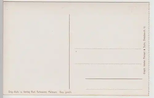 (104547) AK Meißen, Albrechtsburg, Gr. Bankettsaal, a. Kartenheft v. 1945