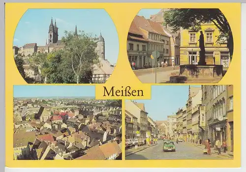 (102070) AK Meißen, Mehrbildkarte 1988