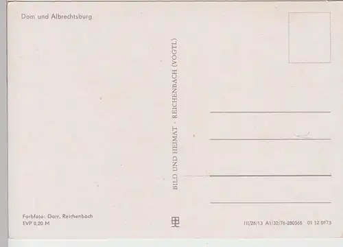 (102065) AK Meißen, Mehrbildkarte 1976