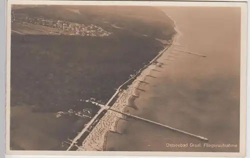 (99906) Foto AK Ostseebad Graal, Luftbild 1937