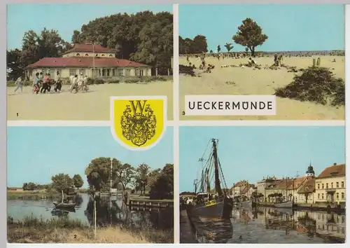 (99433) AK Ueckermünde, Mehrbildkarte, 1969