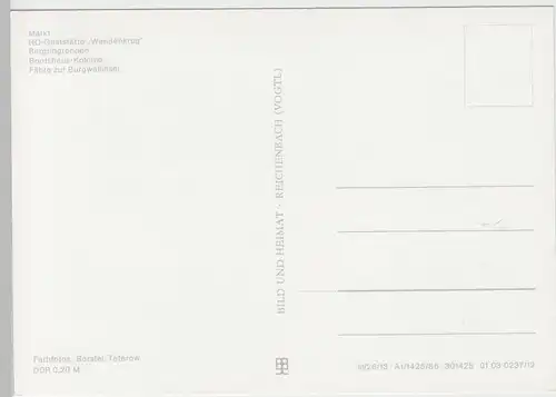 (99288) AK Teterow, Mehrbildkarte, 1986