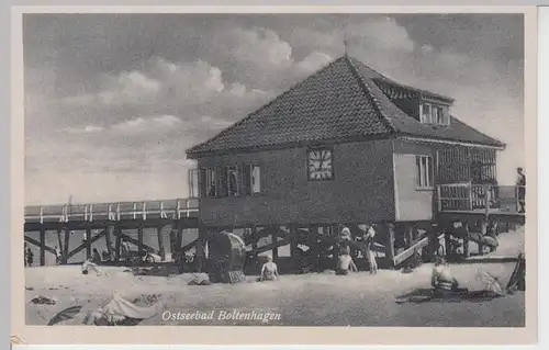 (97624) AK Ostseebad Boltenhagen, Seebrücke, vor 1945
