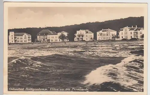 (96780) Foto AK Ostseebad Heiligendamm, Villen, Promenade 1939-45