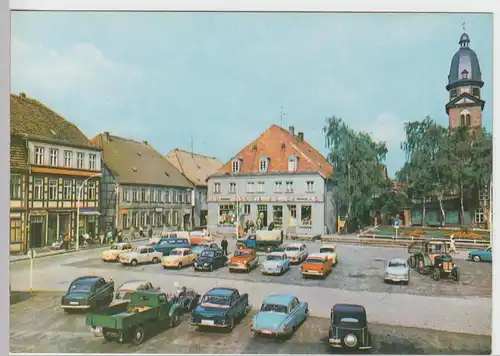 (92987) AK Waren, Müritz, Markt, Marienkirche 1969