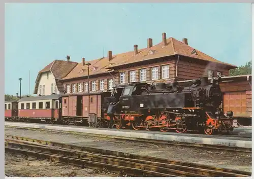 (92453) AK Kühlungsborn West, Bäderbahn im Bahnhof, 1980