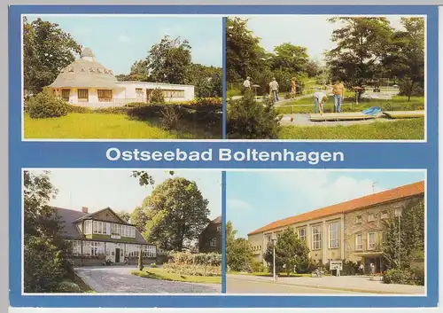 (92175) AK Ostseebad Boltenhagen, Mehrbildkarte, 1984